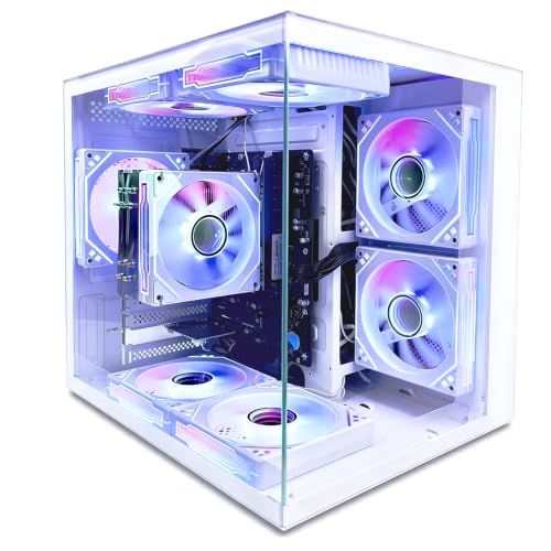 Suevery Prebuilt Desktop Computer AMD Ryzen 5