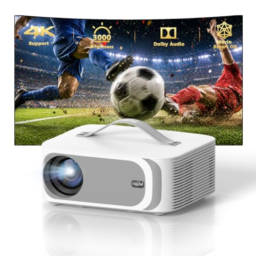 Lisowod 4K Smart Projector with WiFi 6