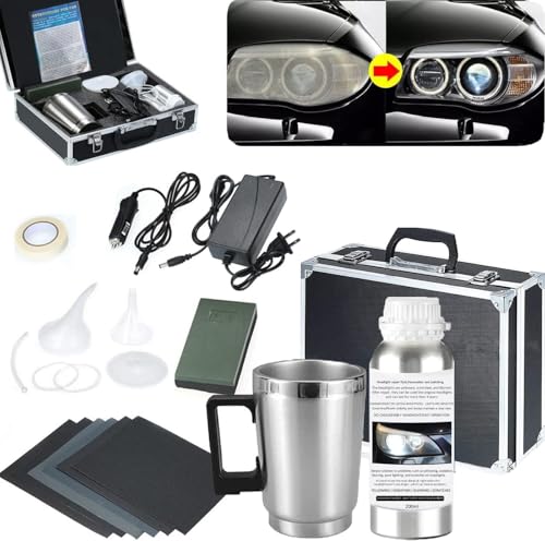 VCTSELITY Headlight Restoration Kit with Atomizing Cup