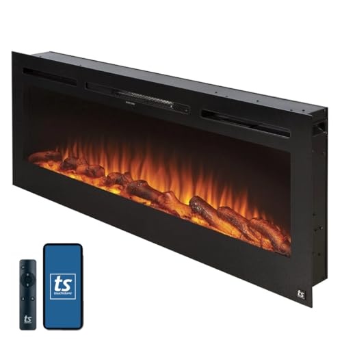 Touchstone Sideline 50-Inch Smart Electric Fireplace