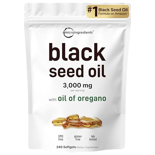 Micro Ingredients Black Seed Oil Softgels