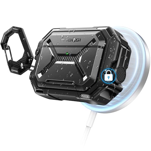 MOBOSI AirPods Pro 3 Waterproof Case Black