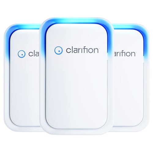 Clarifion Air Ionizers (3 Pack) Negative Ion Filtration System
