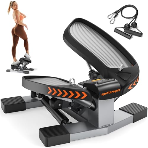 Sportsroyals Stair Stepper with Resistance Bands