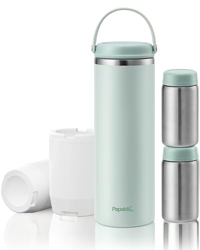Papablic 360&deg; Breastmilk Cooler with Bottles