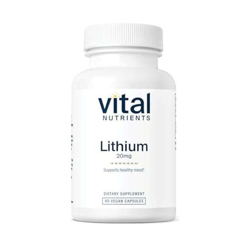 Vital Nutrients Lithium Orotate 20mg Supplement