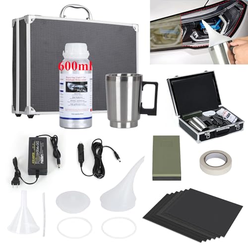 ROYWOO Headlight Restoration Kit with Repair Liquid