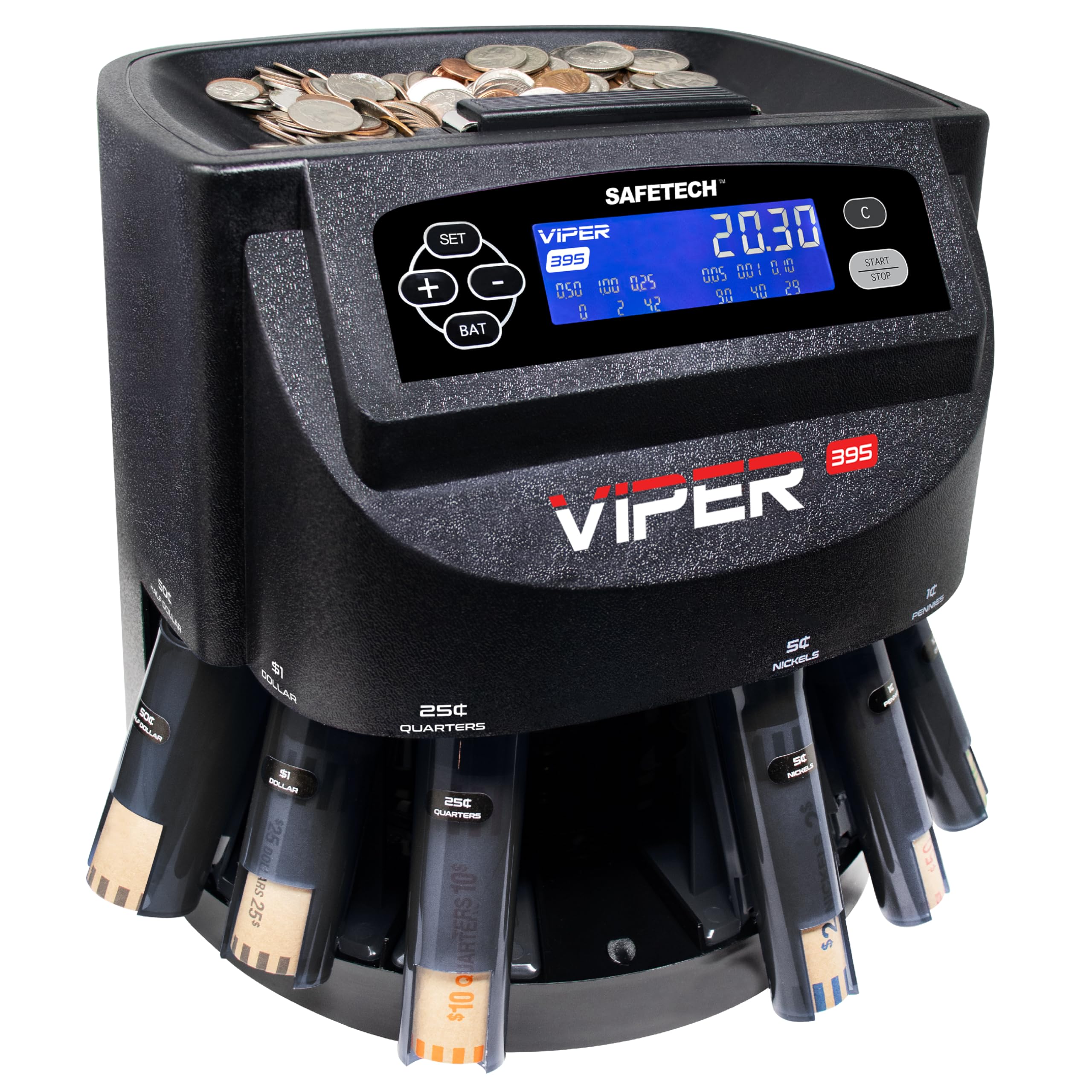 SafeTech Viper V395 Coin Counter and Sorter