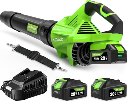MTKOALA Cordless Leaf Blower 1200W Brushless