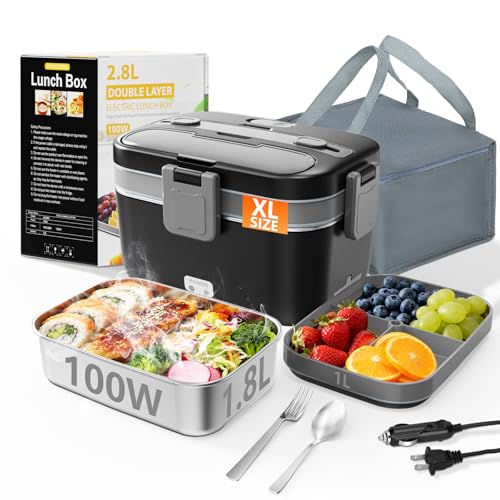 LISHZEN Double Layer Electric Lunch Box