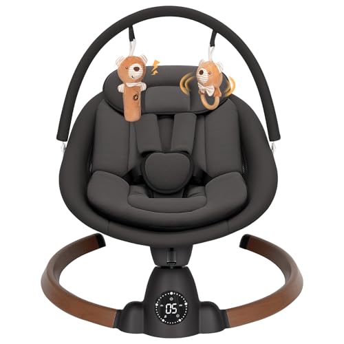 Uuoeebb Electric Baby Swing with Bluetooth