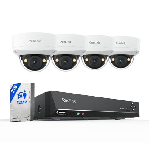 Reolink RLK8-1200V4 12MP PoE Security Camera System