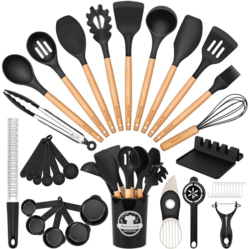 Astercook 39-Piece Silicone Kitchen Utensil Set