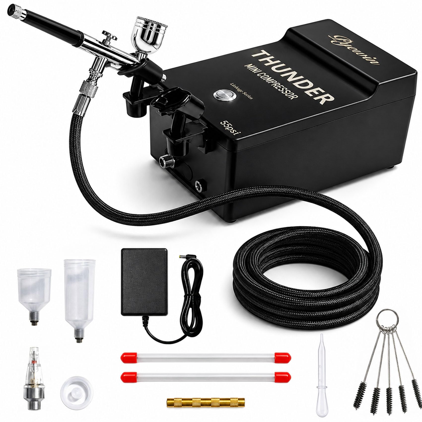 Pyewin Airbrush Kit with Compressor