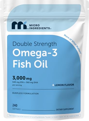Omega 3 Fish Oil Softgels 3,000mg