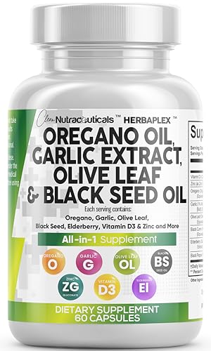 Oregano Oil Immune & Digestive Support Supplement
