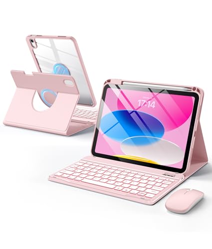 Wenlaty iPad A16 Keyboard Case with Mouse