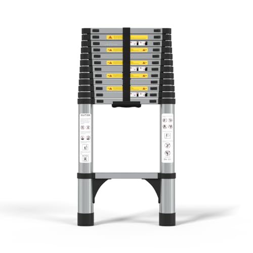 JADDUO 16.5 FT Aluminum Telescoping Ladder