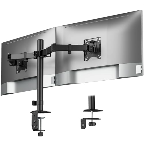 MonTEK Adjustable Dual Monitor Desk Mount