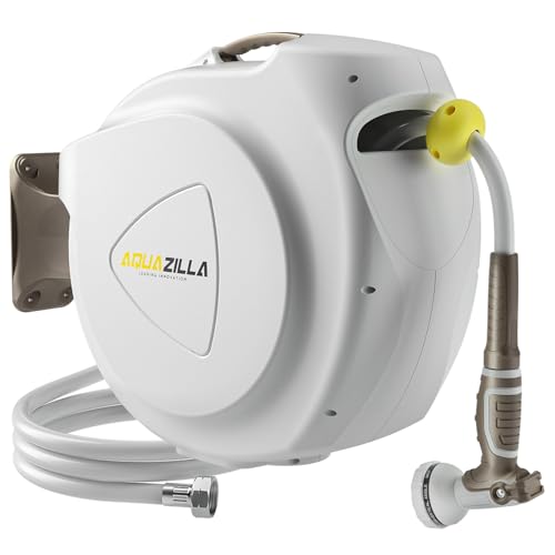 AQUAZILLA Retractable Garden Hose Reel 100 ft