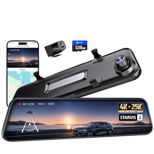 Pelsee P12 Pro Max Mirror Dash Cam