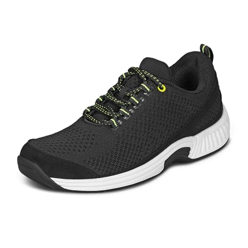 Orthofeet Coral Black Women's Sneakers