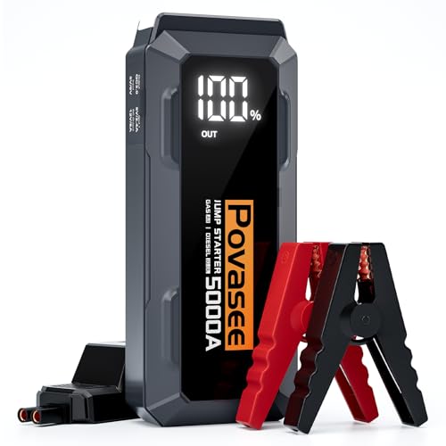 Povasee 5000A Jump Starter with LCD Display