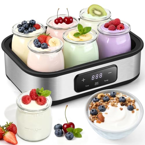 Adjustable Temperature Yogurt Maker with Timer
