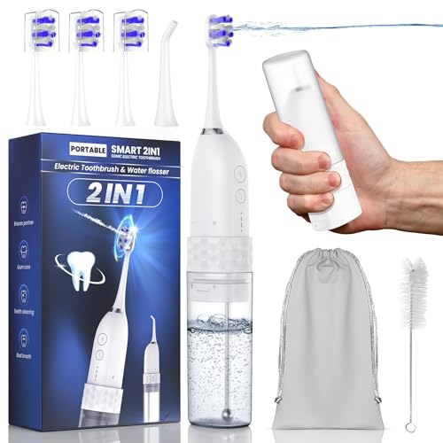 UNINGOPI 2-in-1 Water Flosser and Electric Toothbrush