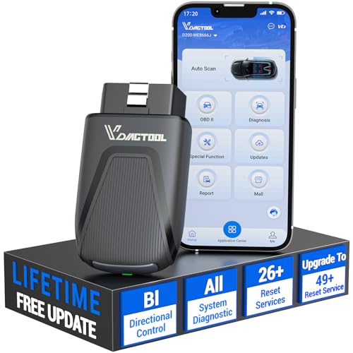 VDIAGTOOL D200 Bluetooth OBD2 Scanner