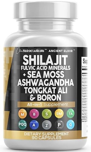 Shilajit Supplement with Sea Moss and Ashwagandha
