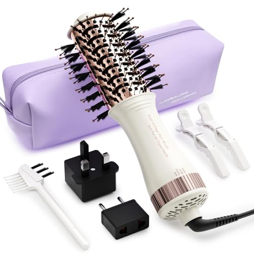 Olaermoso Travel Dual Voltage Hair Dryer Brush