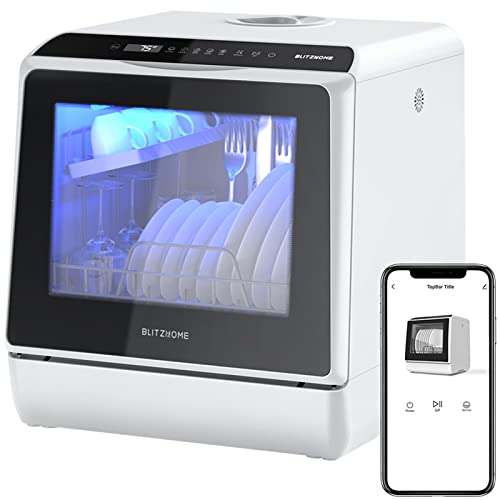 Blitzhome Smart Countertop Dishwasher