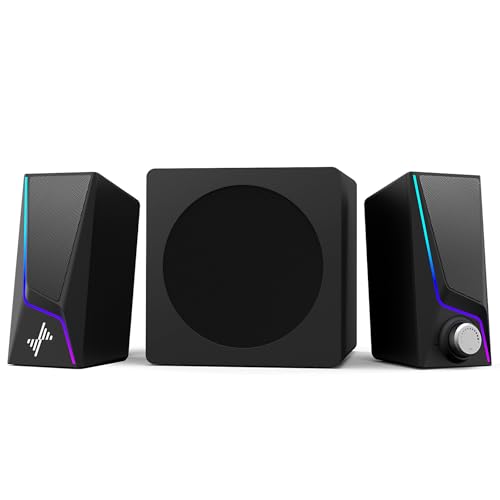Nylavee Bluetooth 5.4 PC Speakers with Subwoofer
