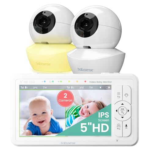 Babysense 5 HD Split-Screen Baby Monitor
