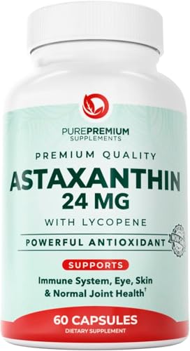 PurePremium Astaxanthin & Lycopene Antioxidant Supplement