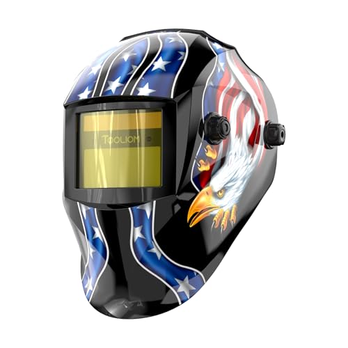 TOOLIOM Solar Welding Helmet Blue Eagle