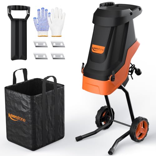 Keenstone Electric Wood Chipper 15-Amp Shredder