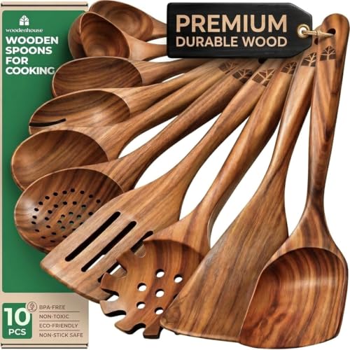 Wooden Spoons Cooking Utensils Set