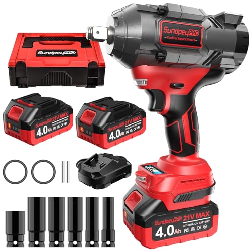 SundpeyPRO Cordless Impact Wrench 21V High Torque