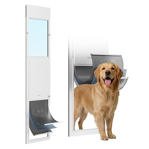 VEVOR Adjustable Sliding Glass Dog Door