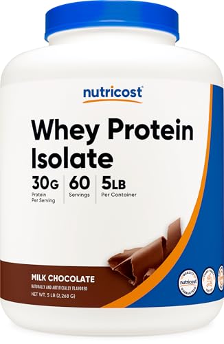 Nutricost Whey Protein Isolate Milk Chocolate 5LBS