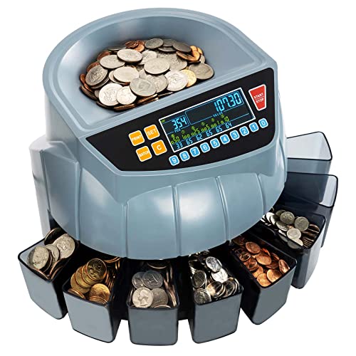 MUNBYN Coin Counter and Sorter Machine