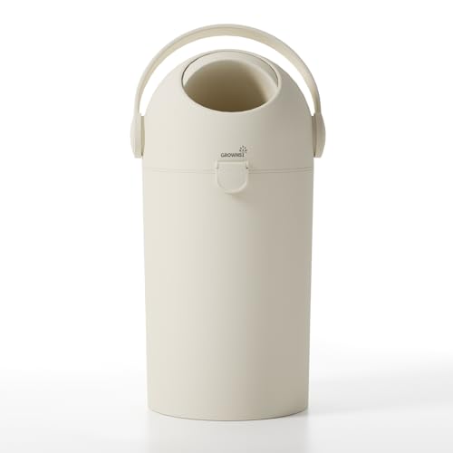 Grownsy Dual-Barrier Baby Diaper Pail