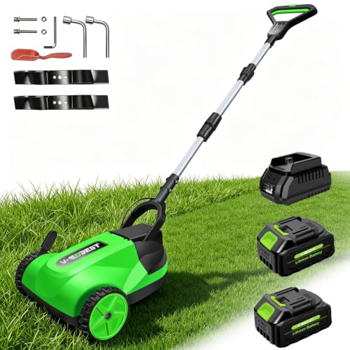 V-MODEST Cordless Electric Lawn Mower