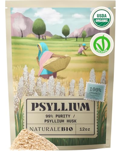 NaturaleBio Organic Whole Psyllium Husk
