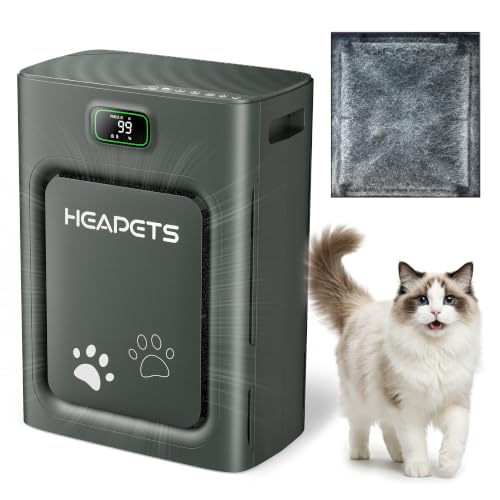 HEAPETS P358 Black Air Purifier