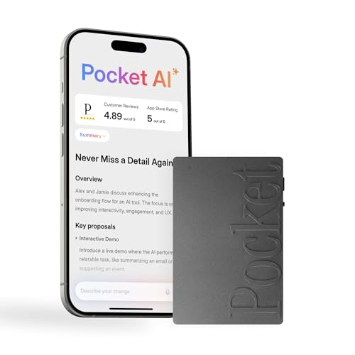 Pocket AI Voice Recorder & Smart Assistant