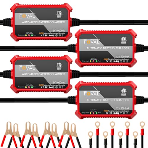 FOVAL Automatic Trickle Battery Charger 1000mA
