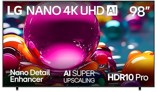 LG 98-Inch Nano NU85 4K AI Smart TV